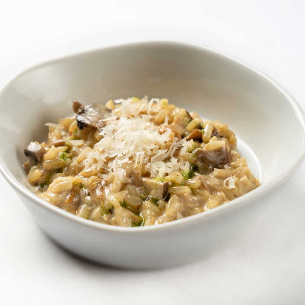 Risotto de setas con parmesano The Cook by Silvia Lodares